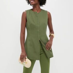 Green Rhoda Tunic Top NWT